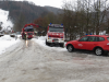 Feuerwehr löst hundert Meter langen Eisstau auf der Aurach