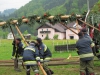 Das Maibaum-Aufstellen hat im Salzkammergut Tradition