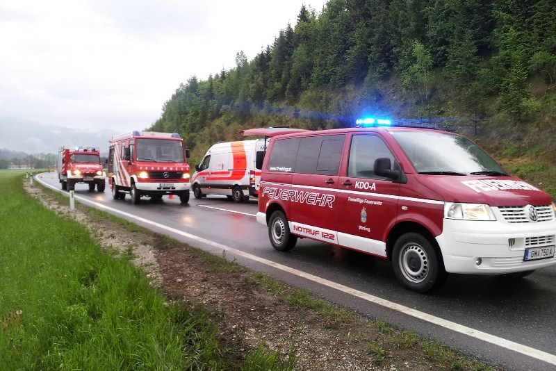 Strobl: Ein Verletzter Bei Unfall Auf Der B158 - Salzi.at