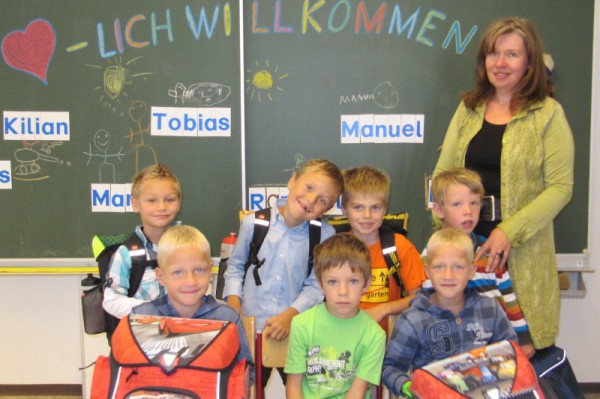 Schul-Einsteiger der Welterbe-Volksschule Hallstatt-Obertraun