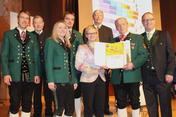 Musikverein Gampern feiert den Bezirkssieg und den 7. Platz in Oberösterreich