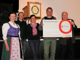 Spende des Rotary Clubs Bad Ischl an Jugendzentrum YOUZ Bad Ischl