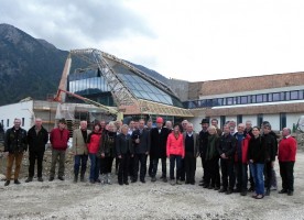 Aufschlussreiche Baustellenbesichtigungen beim Narzissen Bad Aussee